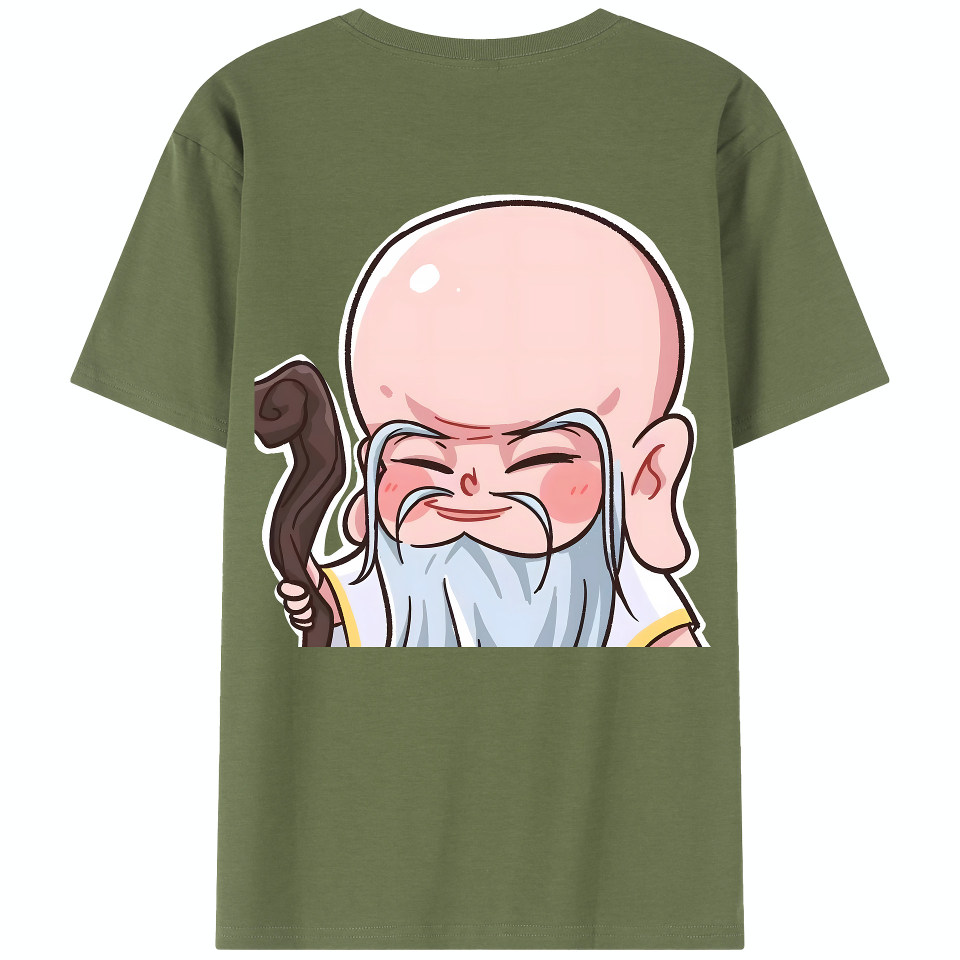 （画像用） Ne Zha 2 ナタ 魔童の大暴れ 綿100％半袖Tシャツ（背面プリント）
